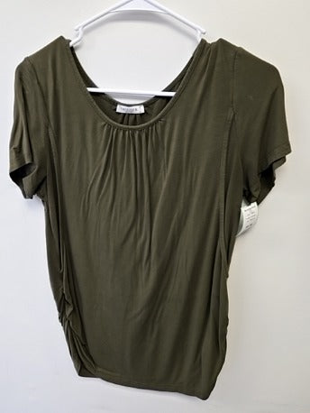 Green Ekouaer Nursing Shirt, Medium