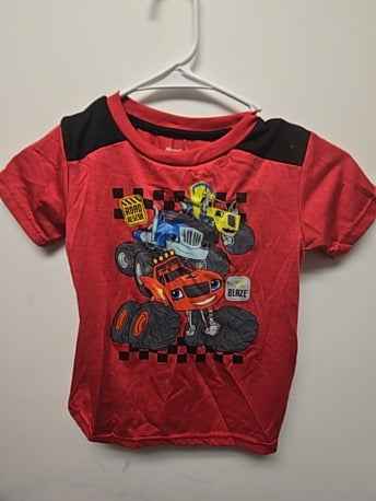 Red Nickelodeon Blaze shirt, 4T B
