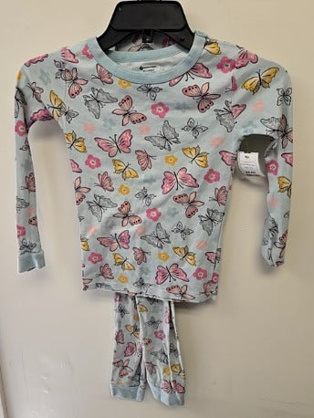Blue/Pink Butterfly Members Mark Pjs, 8 G