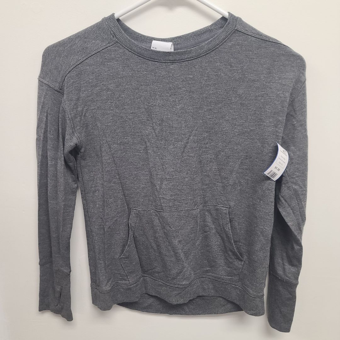 Grey All In Motion Long Sleeve Shirt, 8 G