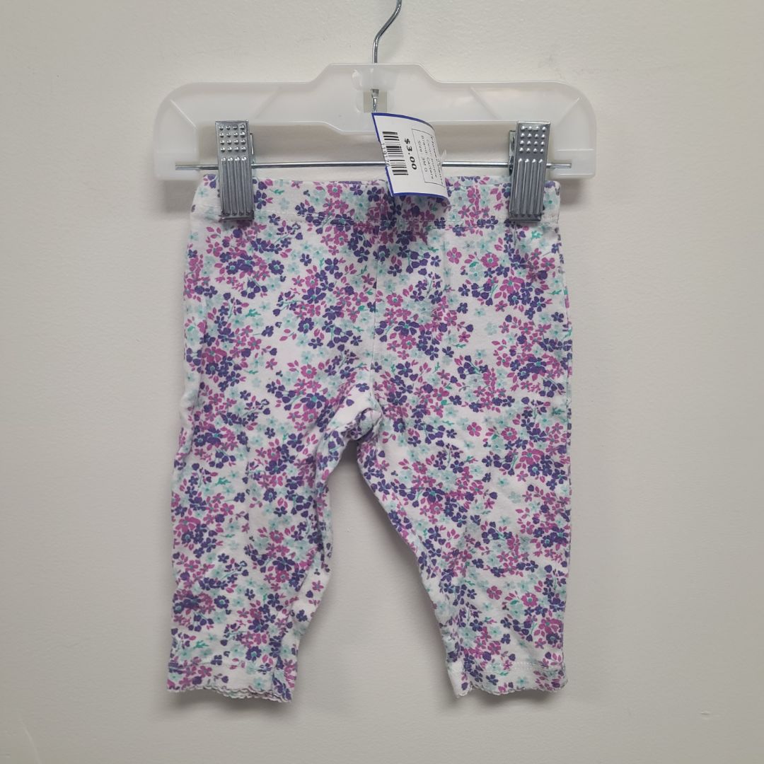 purple Carters Flower Pants, 3M G