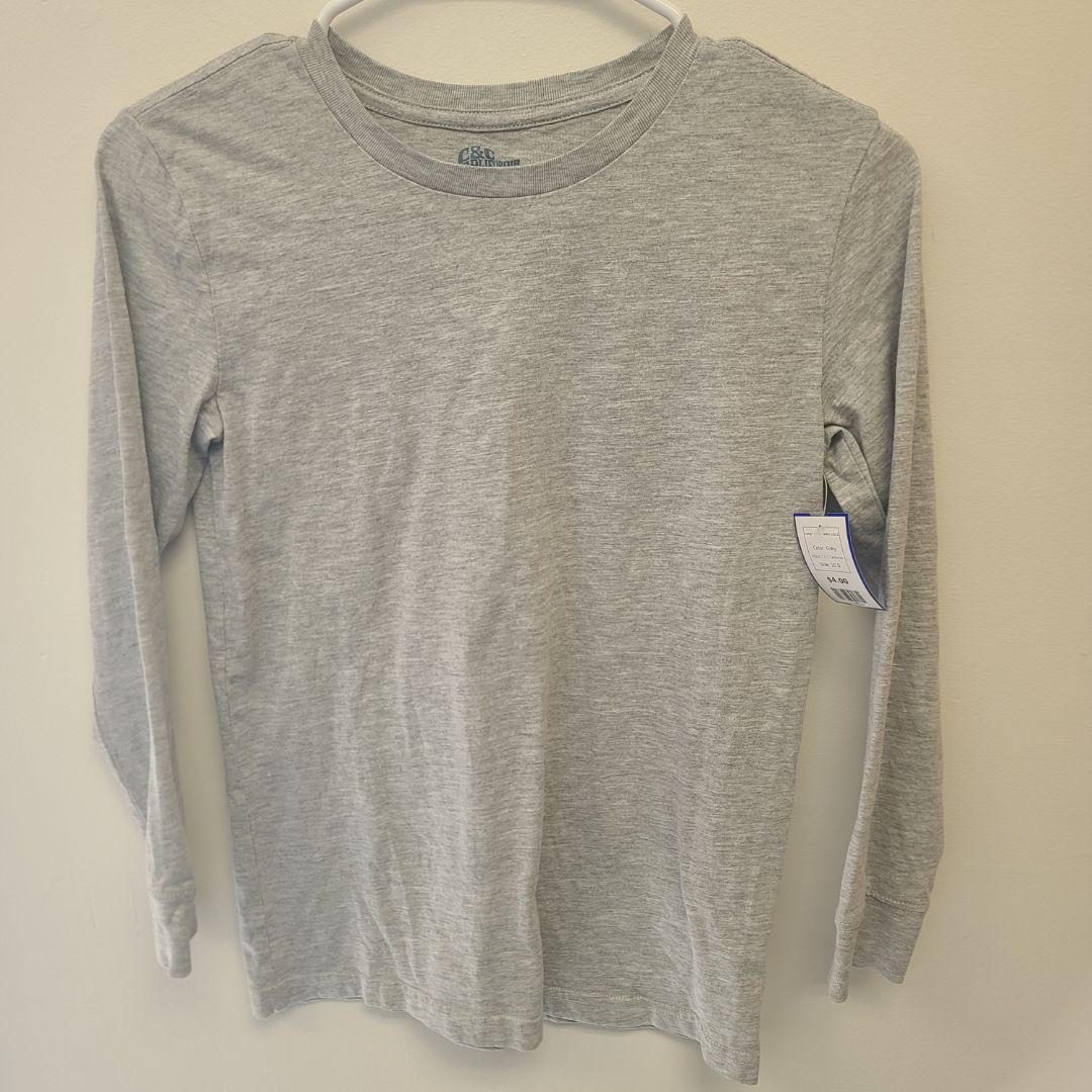 Grey C & C California Long Sleeve Tshirt 10/12, 10 B