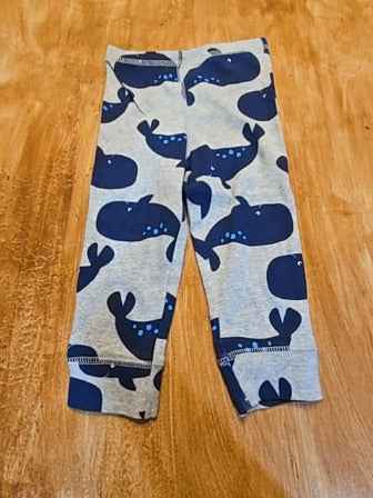 White Carters Having a whale of a time onesie 3 piece set, 12M B