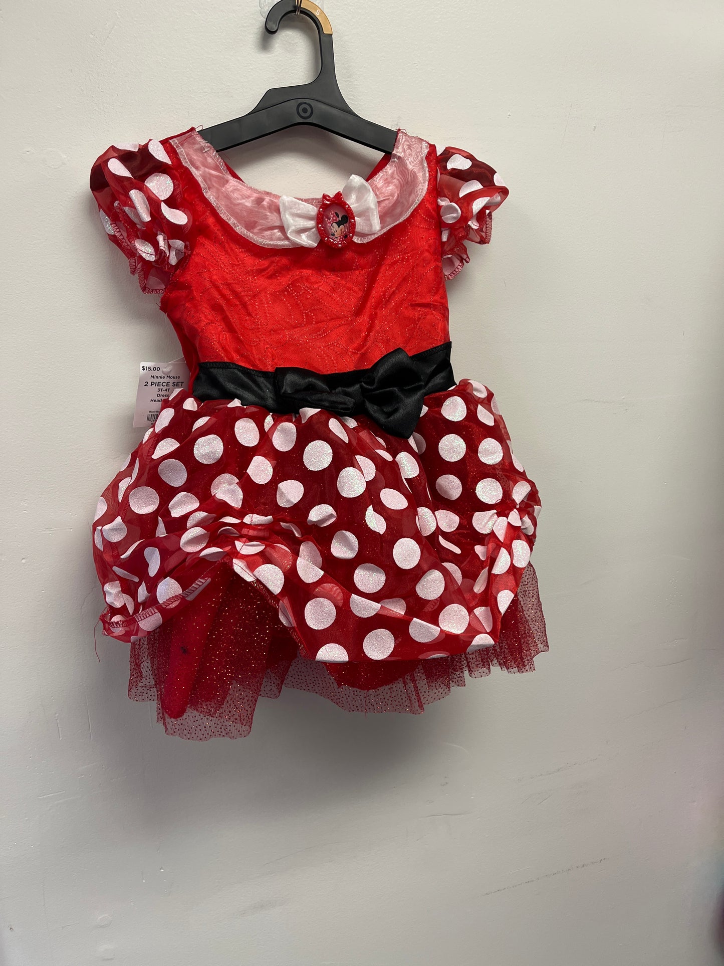 Red/White/Black Minnie Mouse, 3T-4T