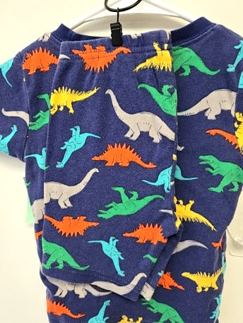 Navy/Colorful Dino Carters Pjs, 2T B