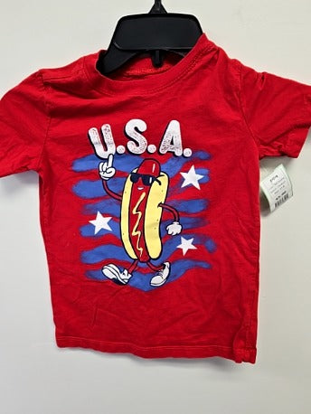 Red Hotdog OshKosh Shirt, 5T B