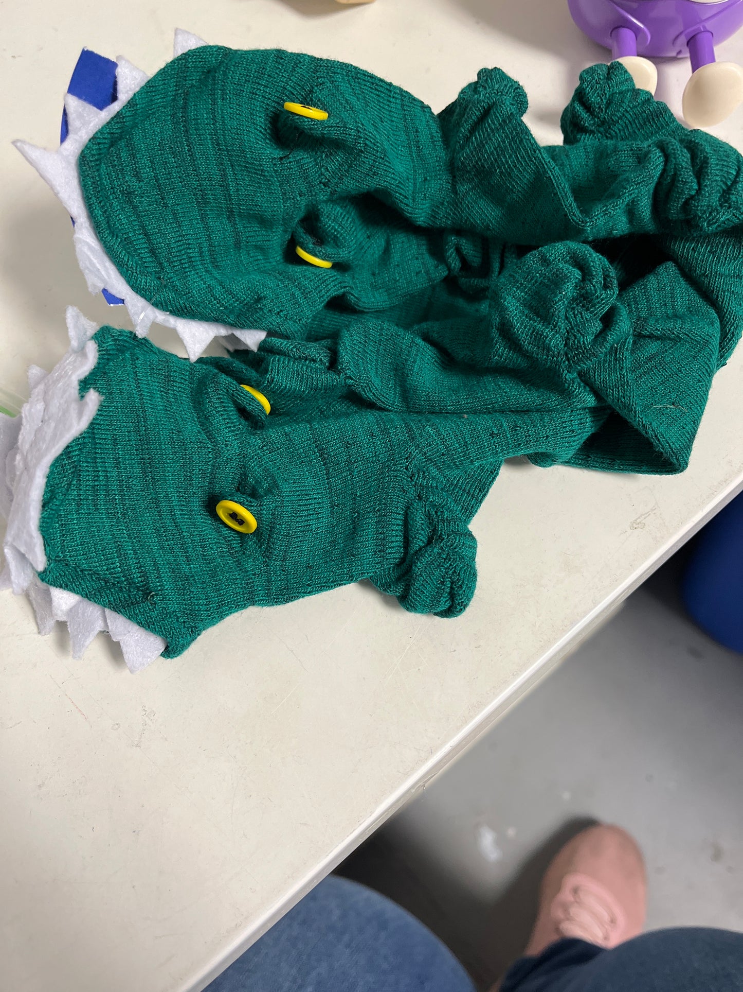 green Alligator Socks