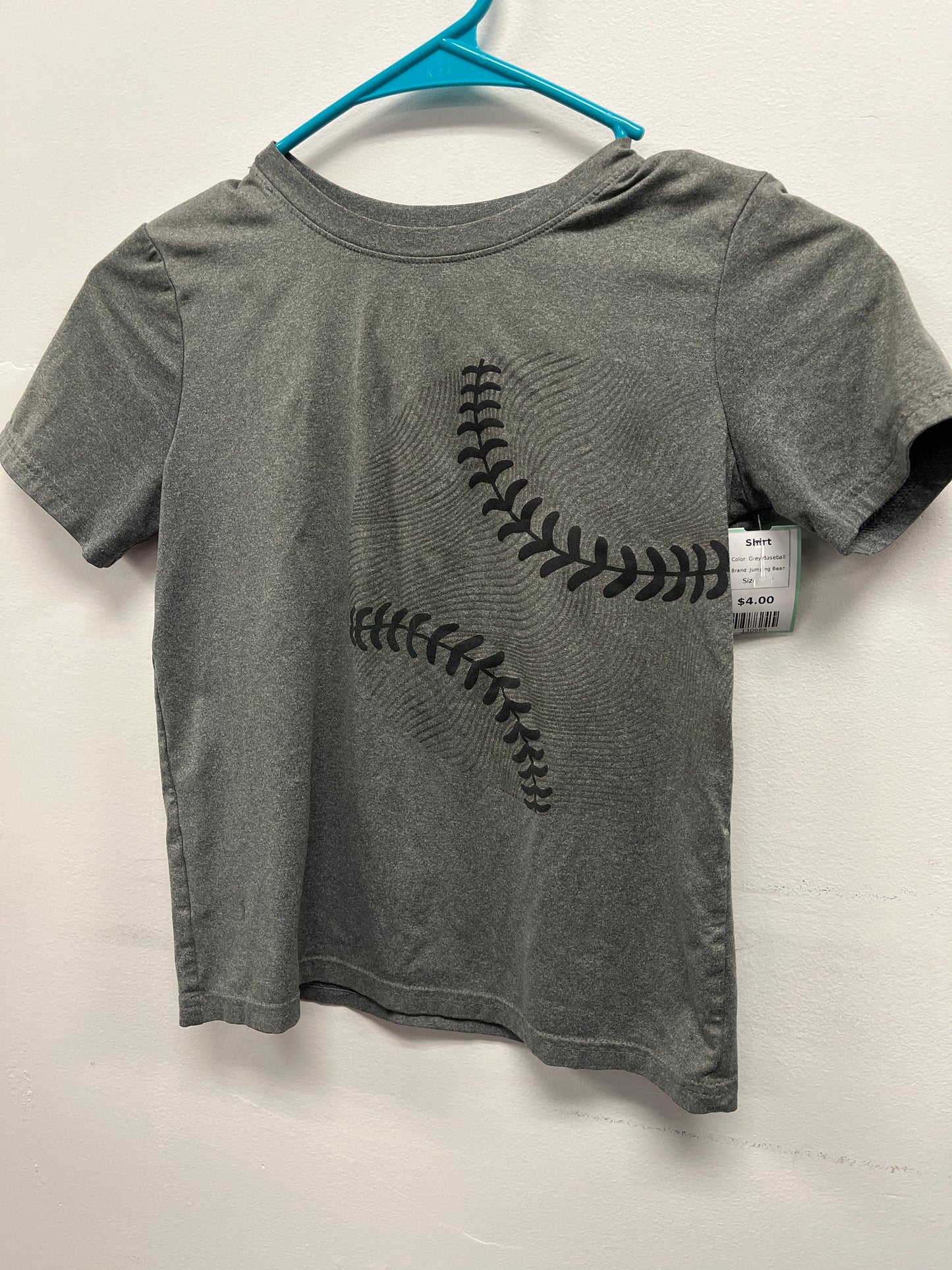 Grey Baseball Jumping Bean Shirt, 7 B