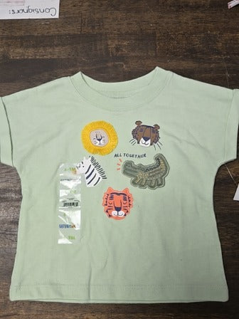 Green Garanimals All together t shirt, 6M B