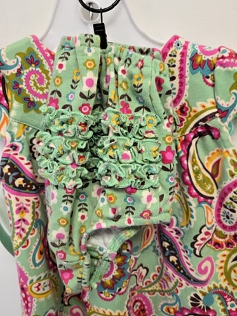 Green/Colorful Flower Vera Bradley Dress, 9M G