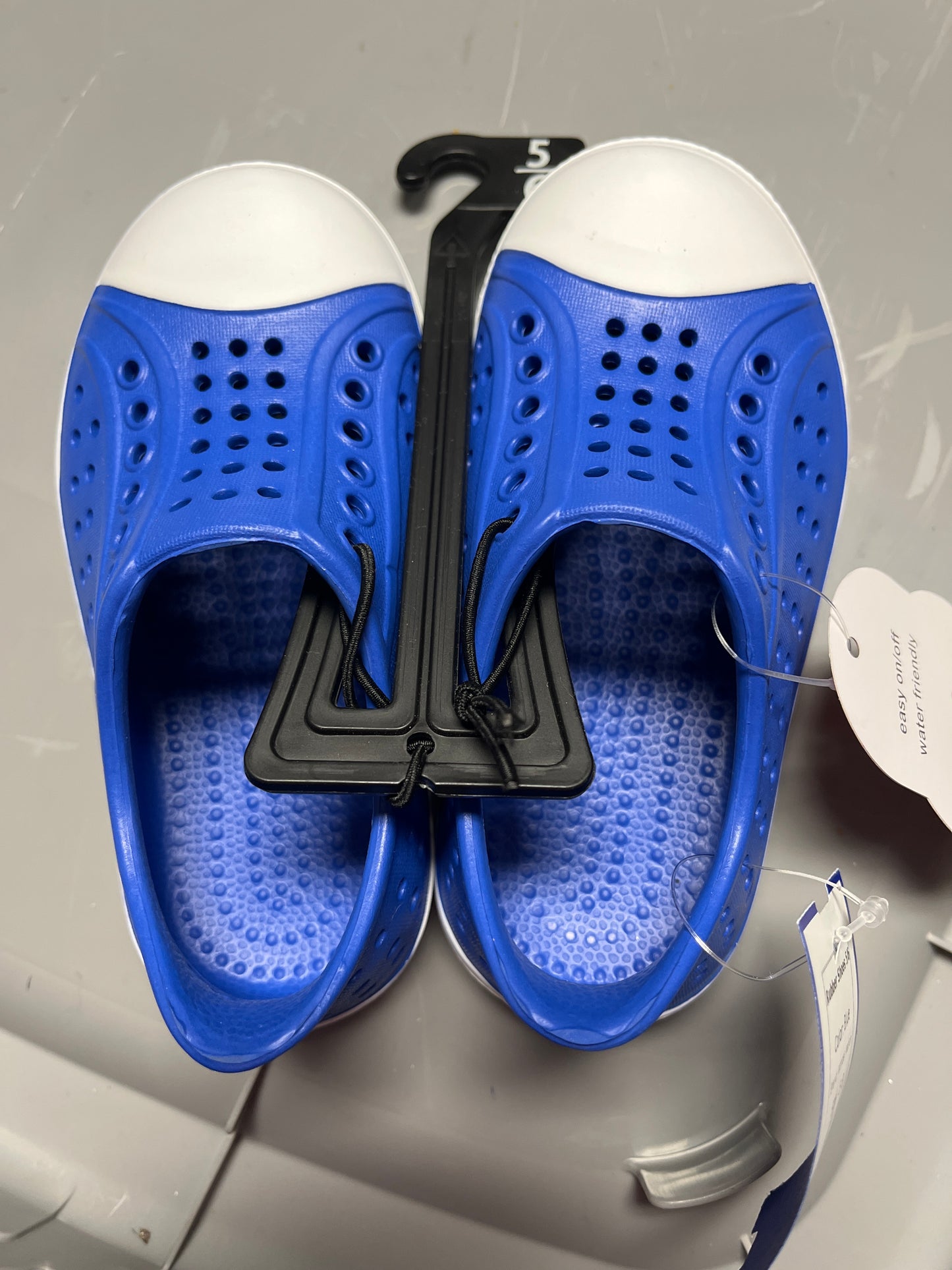 Blue Wonder Nation Rubber Shoes 5/6, 5 B