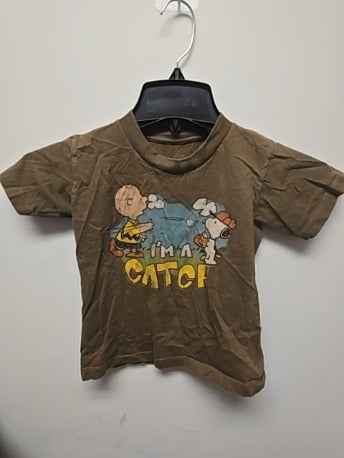 Brown Peanuts Charlie brown shirt, 4T B