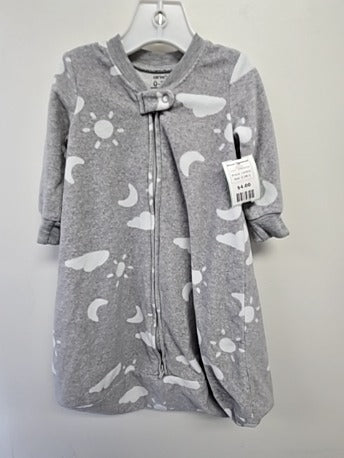 grey/white Carters Moon Sleepsak, 0-3M G