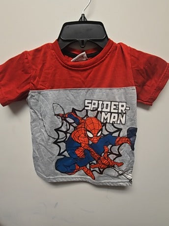 Red/grey Marvel Spiderman shirt, 4T B