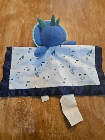 White/blue Cloud island Dino stuffy