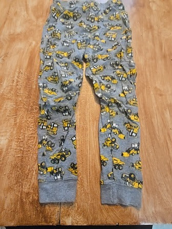 Grey/yellow John deere 2 piece digger pjs, 5T B
