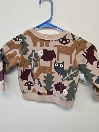 Tan Animal Garanimals Longsleeve Shirt, 2T B