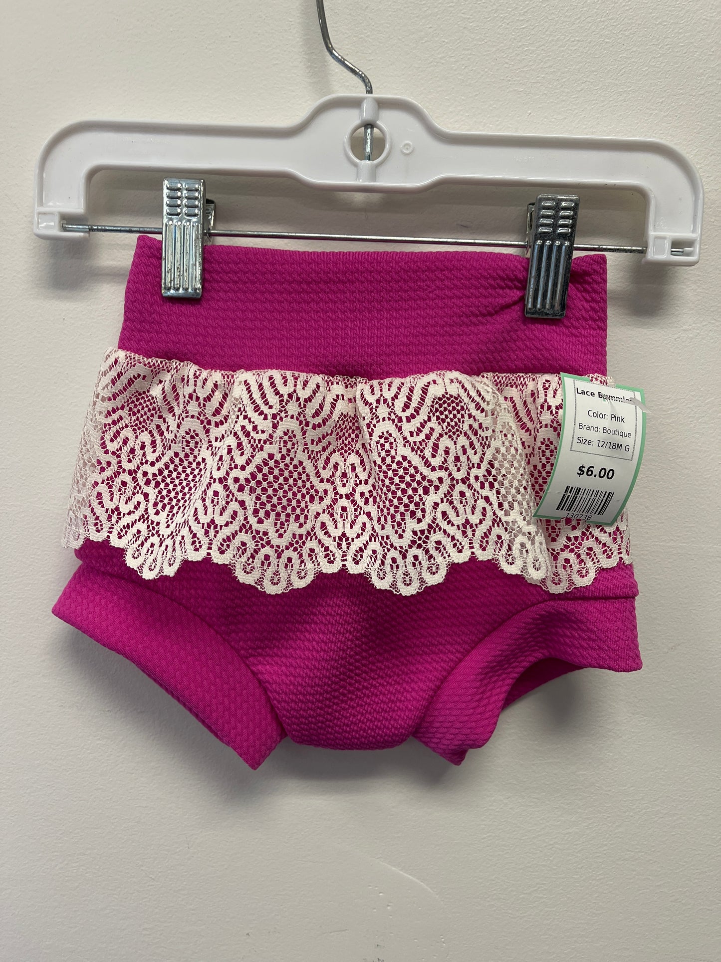 Pink Boutique Lace Bummies, 12/18M G