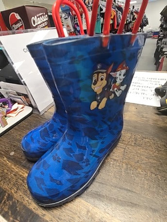 Blue Paw patrol rain boot, 9