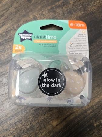 Blue/Pink Tommee Tippee Pacifiers(2)