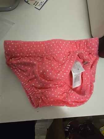 Pink Child of mine Flower/heart 2 piece outfit, NB G