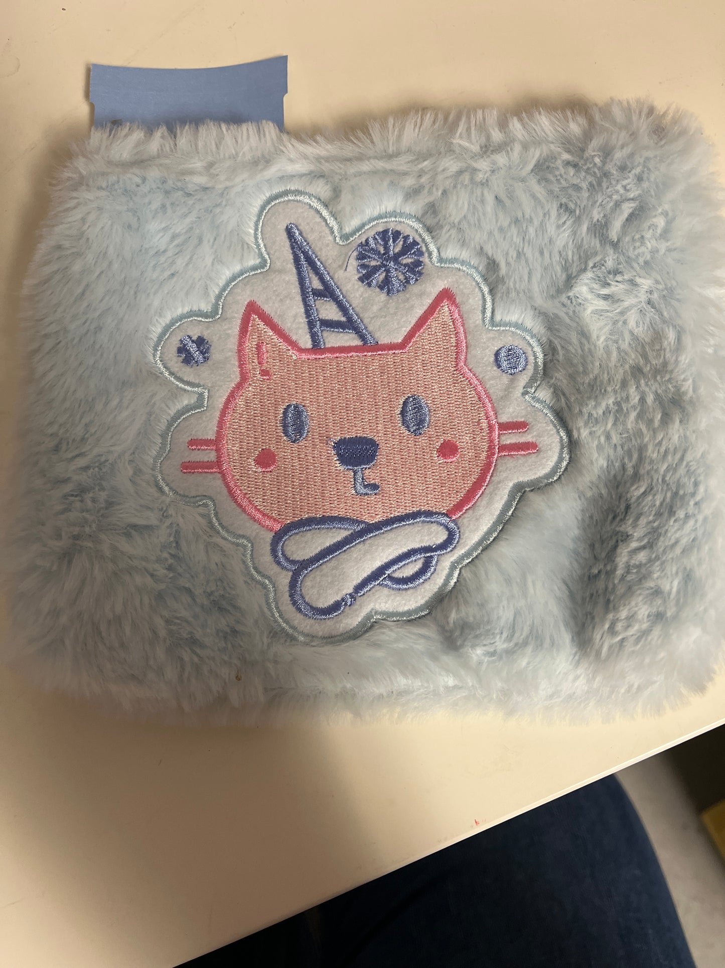 blue Unicat Pencil Case