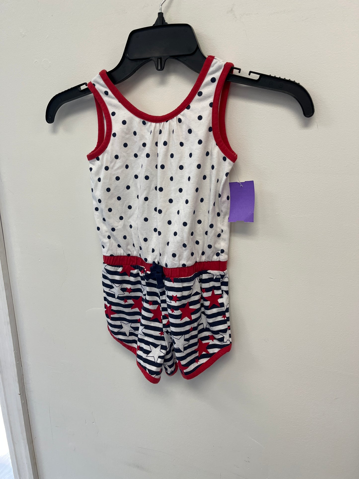 Red/White/Blue Healthtex Romper, 3T G