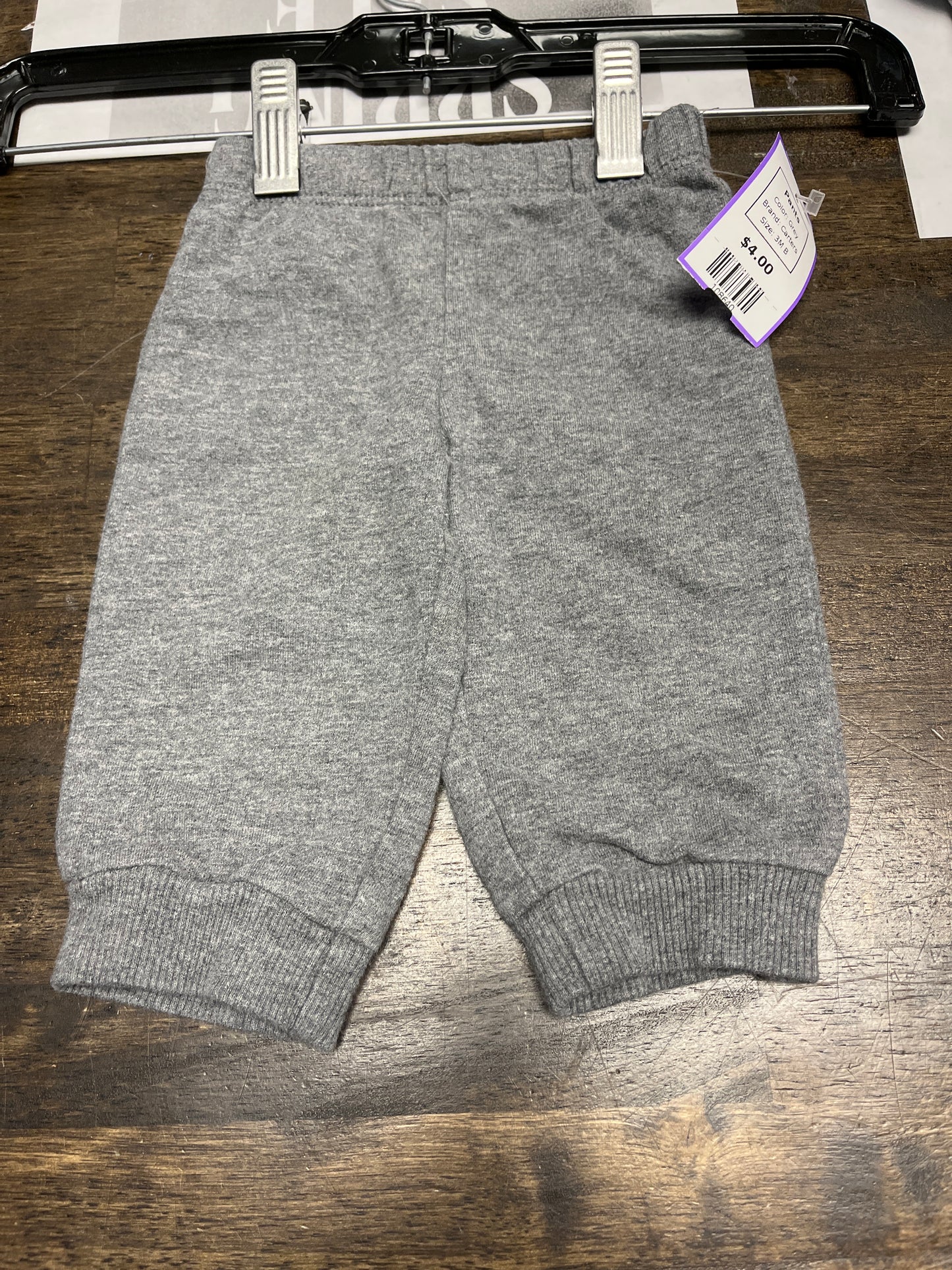 Grey Carters Pants, 3M B