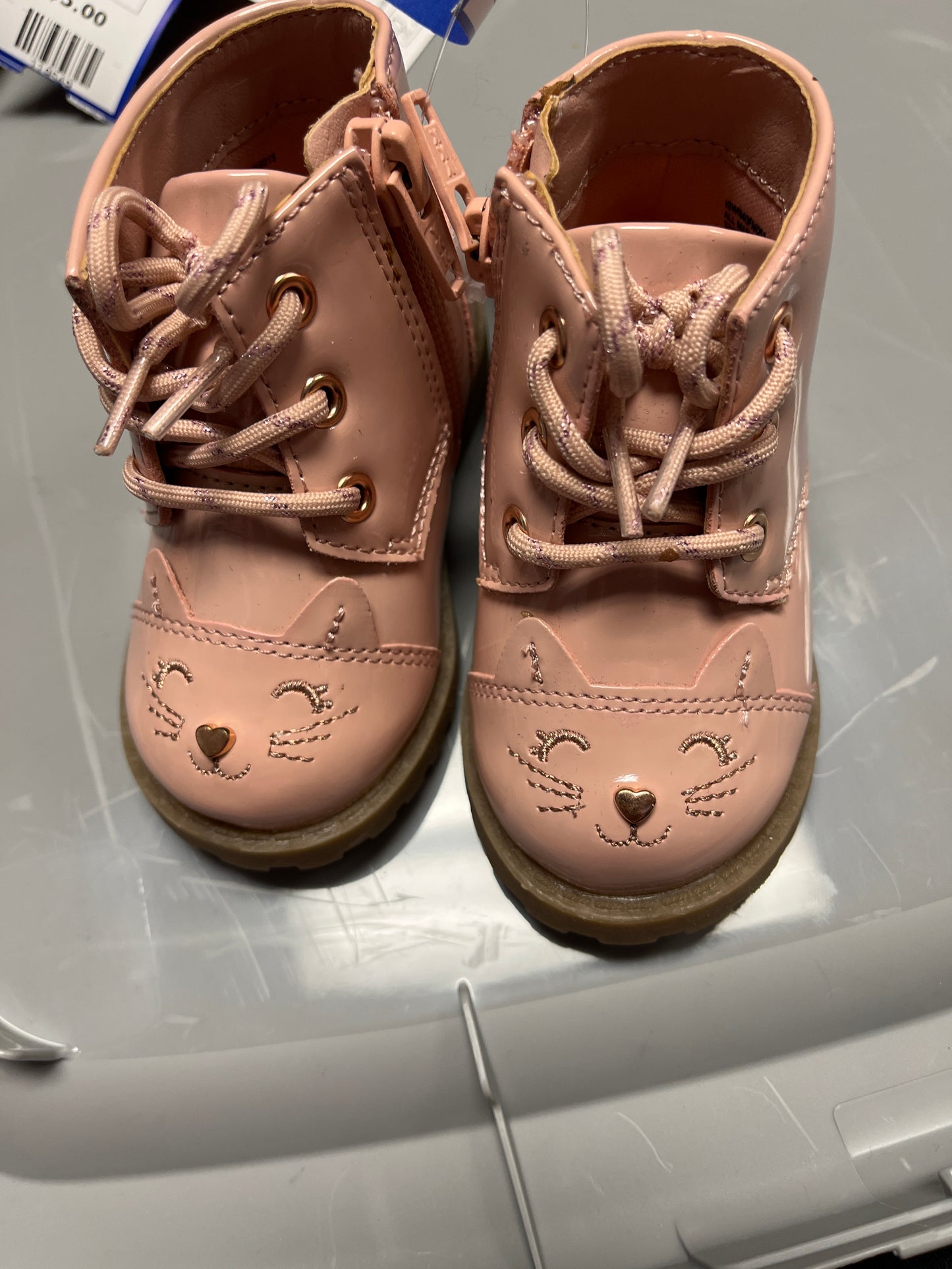 pink Wonder Nation Cat Boots, 3 G