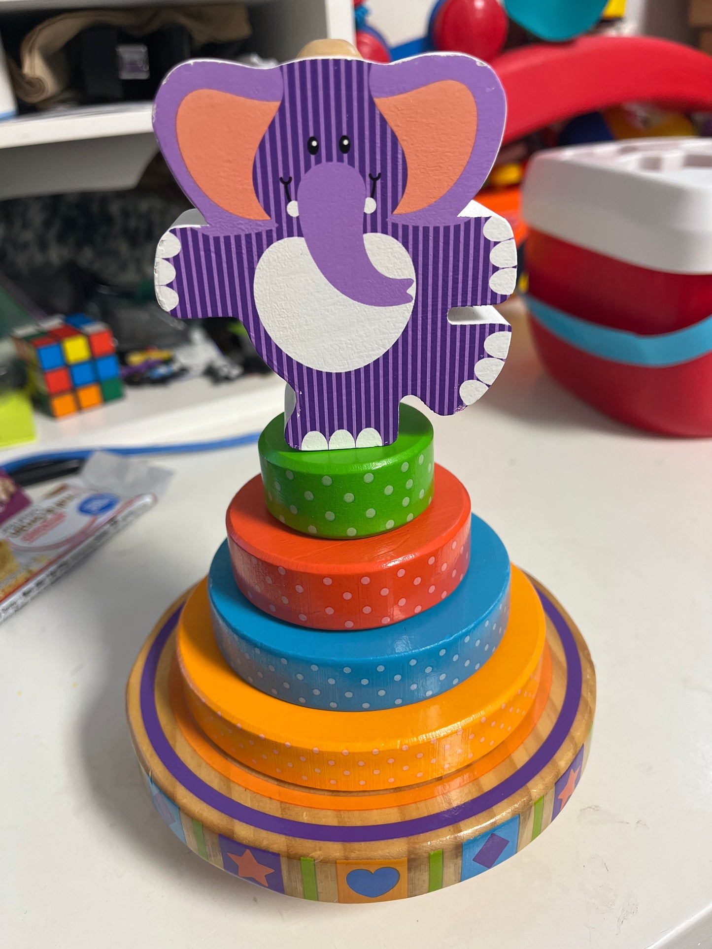multi Melissa & Doug Stacking Toy