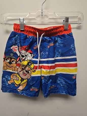 Blue Nickelodeon Paw patrol swim trunks, 3T B