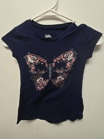 Blue Justice Butterfly shirt, 6 G