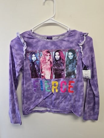 Purple Disney Descendants 3 Longsleeve Shirt, 10 G