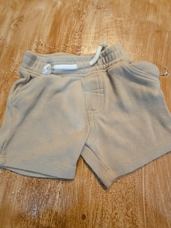 Tan Cat Shorts, 12M B