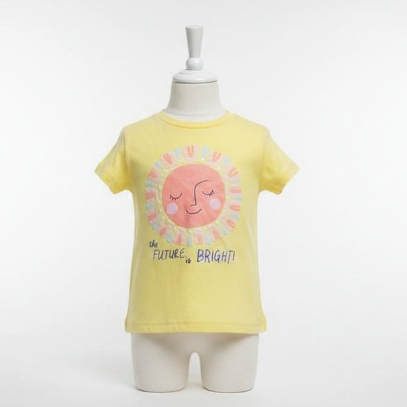 Yellow carters kids The future is bright shirt, 5T G