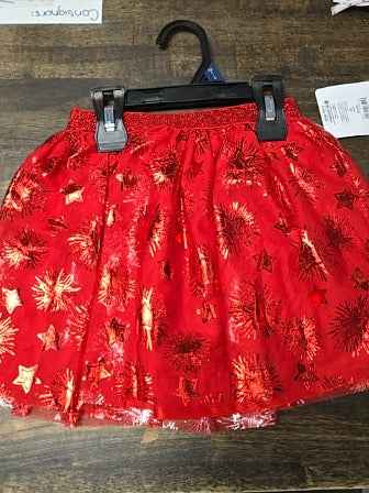 Red Way to celebrate Skirt, 4T G
