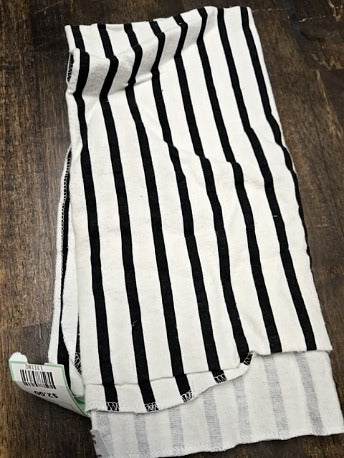 White/Black Gerber Striped Blanket