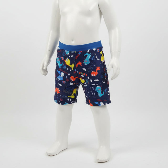 Blue Nick Dinosaur swim trunks, 3T B