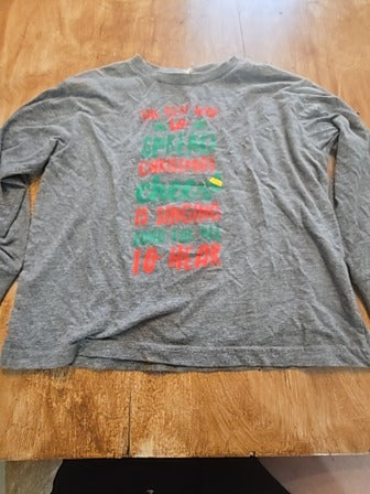 Grey Rabbit skins Long sleeve christmas shirt, 5T B