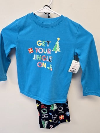 Blue/Navy Present Jammies For Your Families Outfit, 3T B