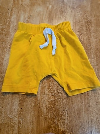 Yellow June & January Shorts, 6M B