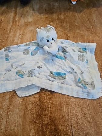 White Aden + Anais Elephant snuggy