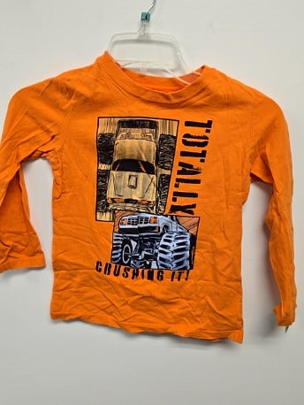 Orange Truck Carters Longsleeve Shirt, 7 B