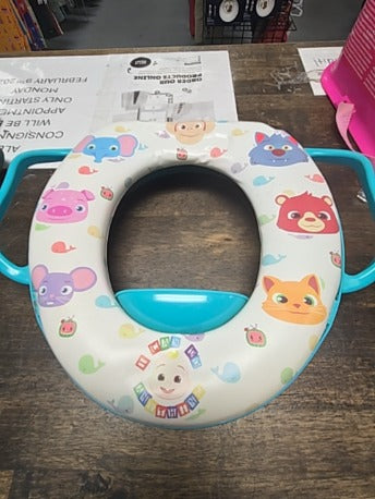 Blue/white Cocomelon Potty seat