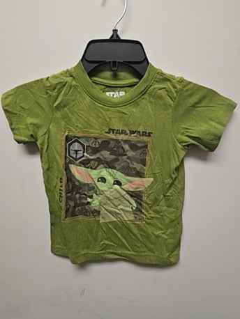 Green Star wars The child shirt, 4T B