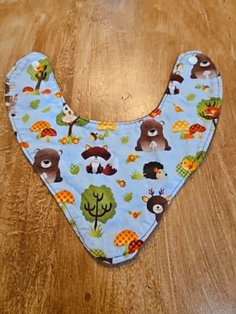 Blue/brown Bib