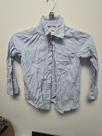 Blue stripe Childrens Place LS button down shirt, 5T B
