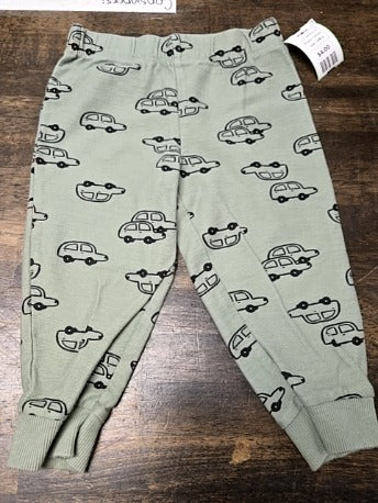 Green/Black Car Carters Pants, 18M B