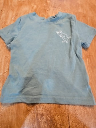 Green Jumping beans Dinosaur shirt, 12M B