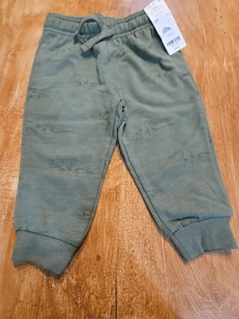 Green Carters Dinosaur pants, 12M B